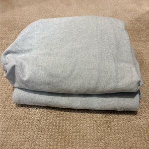L.L. Bean Light Gray Bedding Sheets